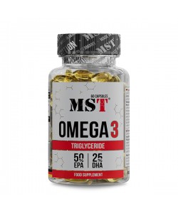 Омега для спорта MST Nutrition Omega 3 Triglyceride 75% 60 Caps