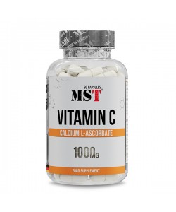Витамин C для спорта MST Nutrition Vitamin C (Calcium L-ascorbate) 90 Caps