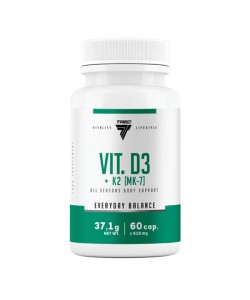 Витамин D3+K2 для спорта Trec Nutrition VIT. D3+K2 (MK-7) 60 Caps