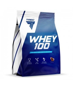 Протеин Trec Nutrition Whey 100 900 g /30 servings/ Double Chocolate