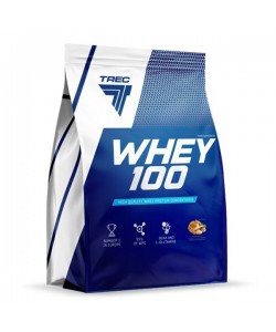 Протеин Trec Nutrition Whey 100 2275 g /75 servings/ Peanut Butter