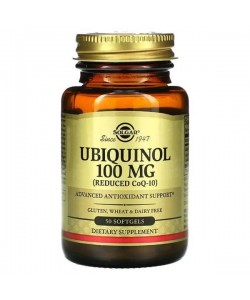 Коэнзим Solgar Ubiquinol 100 mg 50 Softgels
