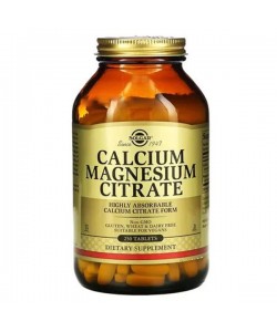 Мультиминеральный комплекс Solgar Calcium Magnesium Citrate 250 Tabs