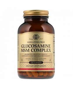 Препарат для суставов и связок Solgar Glucosamine MSM Complex 120 Tabs