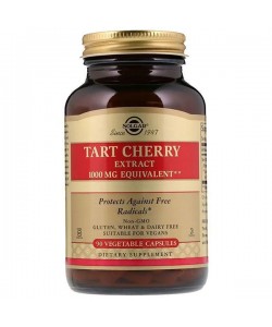 Антиоксидант Solgar Tart Cherry Extract 1000 mg 90 Veg Caps