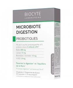 Пробиотик Biocyte Microbiote Digestion 30 Gel Caps