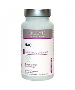 Ацетилцистеин Biocyte NAC 590 mg 60 Gel Caps