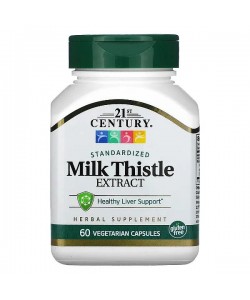 Расторопша 21st Century Milk Thistle Extract 60 Veg Caps