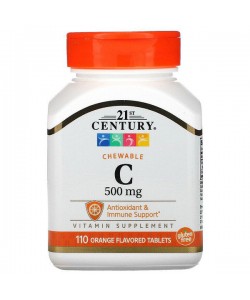 Витамин C 21st Century Vitamin C 500 mg 110 Chewable Tabs Orange