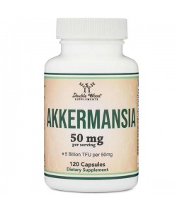 Пробиотик Double Wood Akkermansia 5 Billion TFU 50 mg 120 Caps