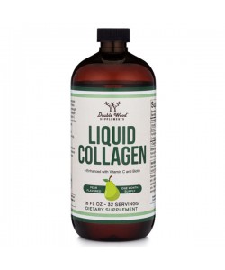 Коллаген Double Wood Collagen Liquid with Vitamin C 480 ml /32 servings/ Pear