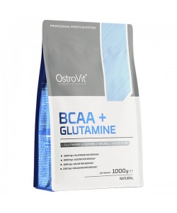 Аминокомплекс для спорта OstroVit BCAA + Glutamine 1000 g /100 servings/ Natural