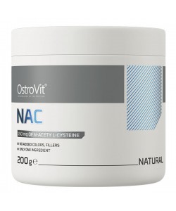 Ацетилцистеин (NAC) для спорта OstroVit NAC 200 g /1333 servings/ Natural