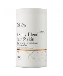 Комплекс для кожи, волос, ногтей OstroVit Beauty Blend Hair & Skin 360 g /12 servings/ French Vanilla