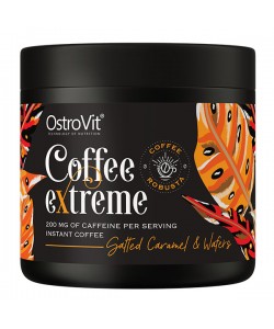 Энергетик OstroVit Coffee Extreme 150 g /20 servings/ Salted caramel & Wafers