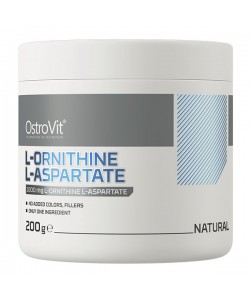 Орнитин для спорта OstroVit L-Ornithine L-Aspartate 200 g /200 servings/ Natural