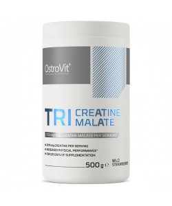 Креатин комплекс OstroVit Tri Creatine Malate 500 g /125 servings/ Wild Strawberry