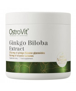 Гинкго Билоба для спорта OstroVit Vege Ginkgo Biloba 50 g /555 servings/