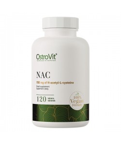 Ацетилцистеин (NAC) для спорта OstroVit Vege NAC 120 Tabs
