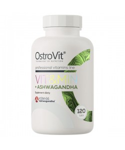 Витаминно-минеральный комплекс для спорта OstroVit Vit&Min + Ashwagandha 120 Tabs