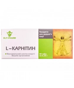 Карнитин Elit-Pharm L- Карнитин 80 таб