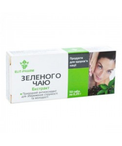 Зеленый чай Elit-Pharm Зеленого Чая Экстракт 80 таб