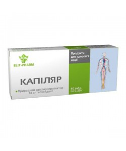 Комплекс для профилактики давления и кровообращения Elit-Pharm Капилляр 40 таб