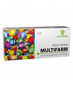 Мультивитамины Elit-Pharm Multifarm 40 Caps