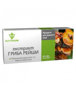 Грибной комплекс Elit-Pharm Экстракт Гриба Рейши 40 таб