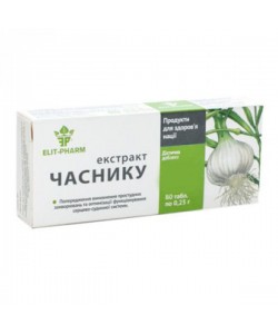 Чеснок Elit-Pharm Экстракт Чеснока 80 таб