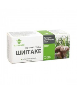 Грибной комплекс Elit-Pharm Экстракт гриба Шиитаке 40 таб