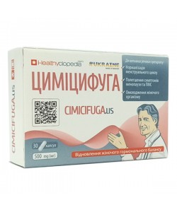 Комплекс при менопаузе Healthyclopedia Cimicifuga 30 Caps
