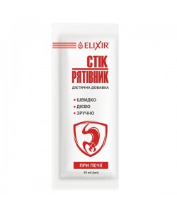 Улучшение работы кишечника Elixir Стик-Спасатель Антацидный 10 мл 10 стиков