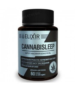 Комплекс для профилактики нервной системы Elixir Cannabisleep 60 Caps