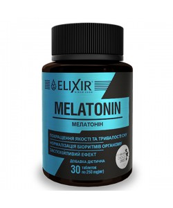 Мелатонин для сна Elixir Melatonin 30 Tabs