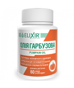 Комплекс для профилактики репродуктивной функии у мужчин Elixir Pumpkin Oil 60 Caps