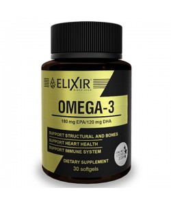 Омега 3 Elixir Omega-3 1000 mg 30 Softgels