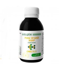 Омега 3 Elixir Рыбий жир 60 капс