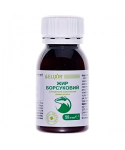 Комплекс для профилактики дыхательной системы Elixir Жир Барсучий с Витаминным Комплексом 50 мл