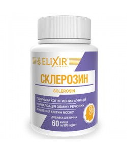 Комплекс для профилактики работы головного мозга Elixir Sklerosin 60 Caps