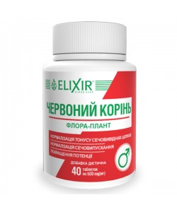 Комплекс для профилактики репродуктивной функии у мужчин Elixir Флора-плант Красный корень 40 таб