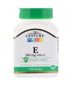 Витамин E 21st Century E-400 110 Softgels