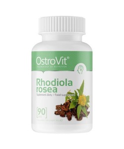 Натуральная добавка для спорта OstroVit Rhodiola Rosea 90 Tabs