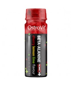 Бета-аланин для спорта OstroVit Beta-Alanine Shot 80 ml /2 servings/ Cherry Lemon Lime