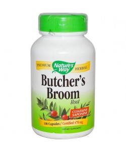 Понтийская иглица Nature's Way Butcher's Broom Root 470 mg 100 Caps