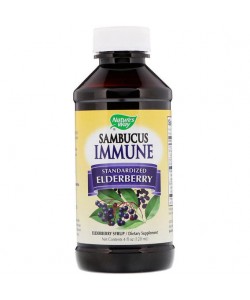 Бузина Nature's Way Sambucus Immune Elderberry Standardized 4 fl oz 120 ml Elderberry