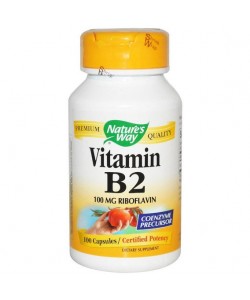 Рибофлавин Nature's Way Vitamin B2 100 mg 100 Caps