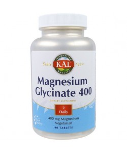 Микроэлемент Магний KAL Magnesium Glycinate 400 mg 90 Tabs CAL-81109
