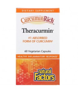 Куркума Natural Factors CurcuminRich Theracurmin 60 Veg Caps NFS-04538