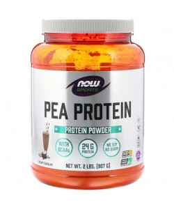 Протеин NOW Foods Pea Protein 907 g /20 servings/ Creamy Chocolate
